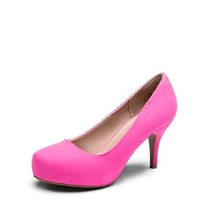 DREAM PAIRS Tiffany Women’s New Classic Elegant Versatile Low Stiletto Heel Dress Platform Pumps Shoes