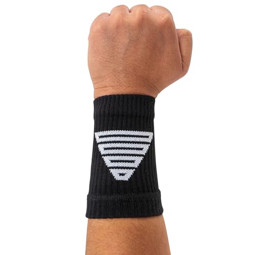 GORNATION Polsini Sportivi, Fasce da Polso per lo Sport, Braccialetti Anti-Sudore per l'allenamento, Wristbands per Palestra, Compressione Confortevoli, Polsini di Sport Elastici Assorbente