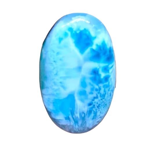 Larimar cabochon ovale 30x18mm pour création de bijoux de lithothérapie