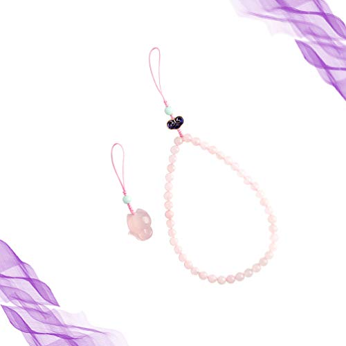 Berloques para celular NICERIO Corrente de celular estilo chinês cristal antiperda cordão para celul