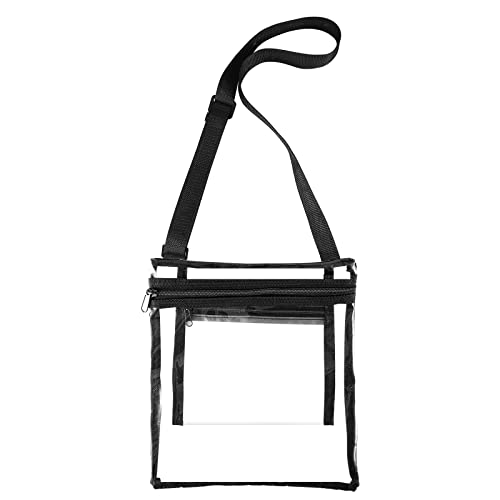 Brifit Klare Umhängetasche, Transparent TPU-Handtasche, Stadionzugelassen durchsichtige Umhängetasche mit Verstellbarer Riemen, Innentasche, perfekt für Reisen, Konzerte, Sportveranstaltungen Cover