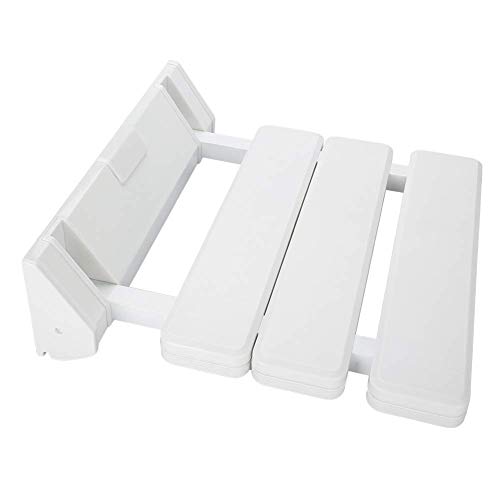 Asiento de ducha plegable, silla de ducha plegable de pared, silla de cambio de salón, con 130 kg, se puede utilizar para el hogar, el hospital, el baño de pokey, el spa o la sauna