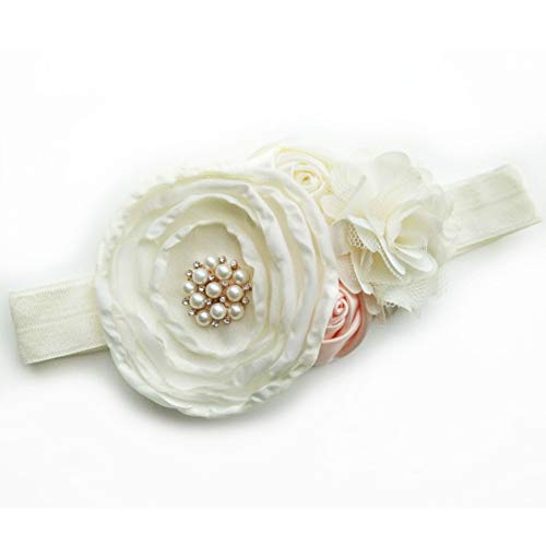 FASCIA BIMBA NEONATO PER CAPELLI ELASTICA RASO