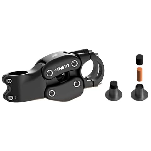 KINEKT Suspension Stem 7 Degree Low Rise x 105mm Length & Kinekt Stem Performance Damper Kit Bundle, Smooth Out Bike Handlebar Vibration for a More Comfortable Ride Cover