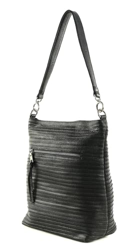 Bolso de hombro hobo bag FREDsBRUDER Good Mood en color negro para mujer 4