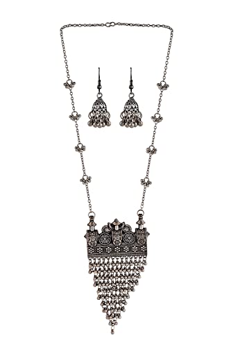 Stylish Traditional Oxidised Necklace Set