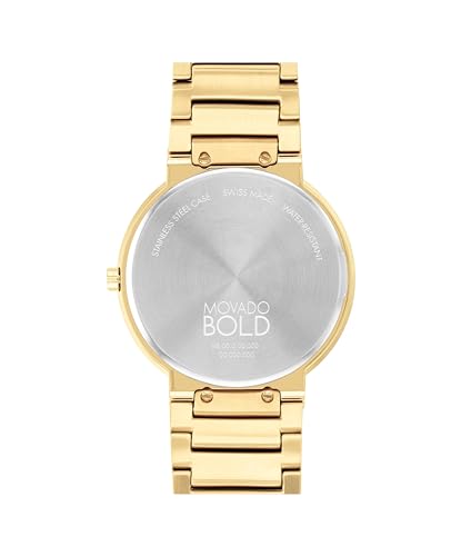Image of Movado Bold Horizon Ultra Thin Watch for Men and Women - Swiss Made - Water Resistant 3ATM /30 Meters - Sleek and Slim Premium Luxury Wristwatch for Everyone - 40mm