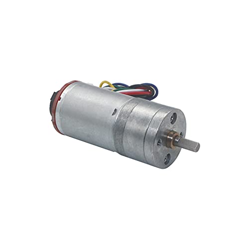 Boîte de vitesses micro motoréducteur 12V CC 25mm avec encodeur rotatif biphasé - 5