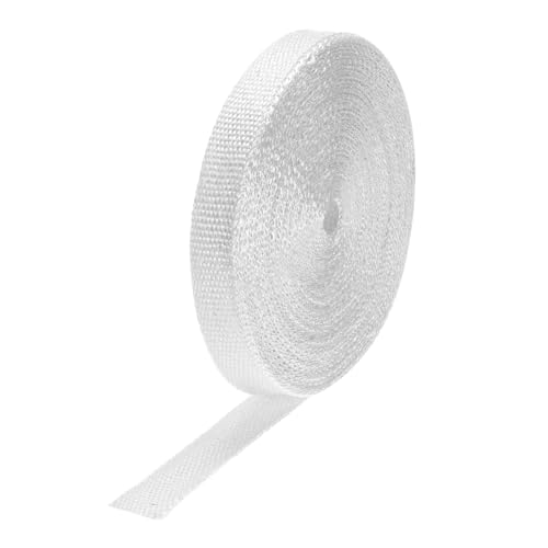 Image of MECCANIXITY 1pcs Fiberglass Cloth Tape 30m(33 Yard) x30mmx1.5mm E Glass Fiber Fiberglass Mesh Glass Fiber Mesh Woven Fiberglass Fabrics Insulation Tape for Reinforcement Repair