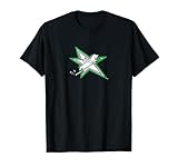 Lone Stars Hockey Player Design Cartoon Logo T-Shirt