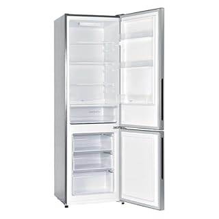 Candy CCG3L517ES, Frigorifero Combi, 260L, Low Frost, 4 ripiani, 3 Balconiere, Cassetto Verdolero, Controllo elettronico della temperatura, Illuminazione a LED, AnxAl 55x176 cm, Porte Reversibili