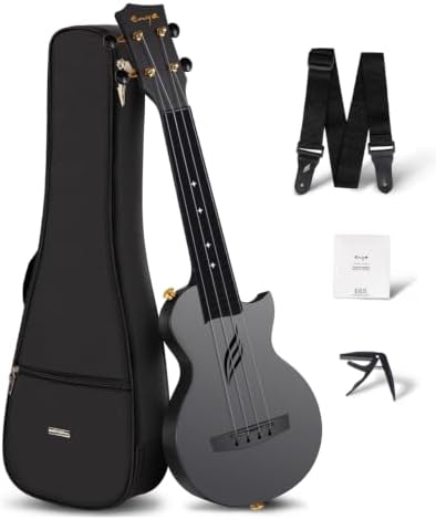 Enya Nova U Mini Ukulele — 21'' Carbon Fiber Ukulele Black
