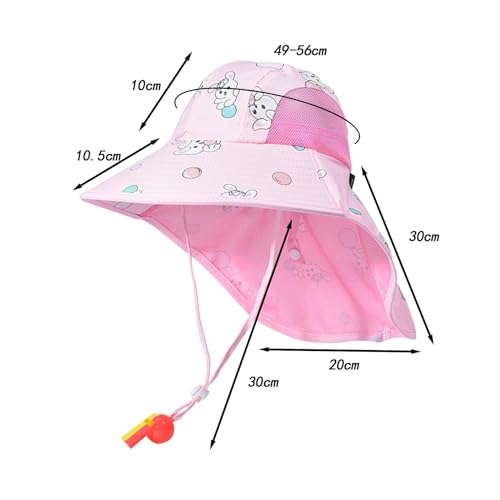 Sombrero para el sol para niños ligero con solapa trasera para máxima protección 2