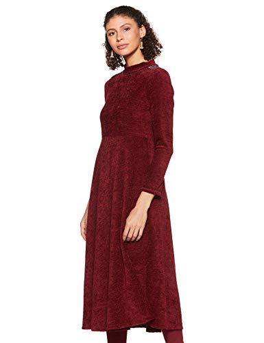 Image of W for Woman Women's Synthetic Regular Kurta