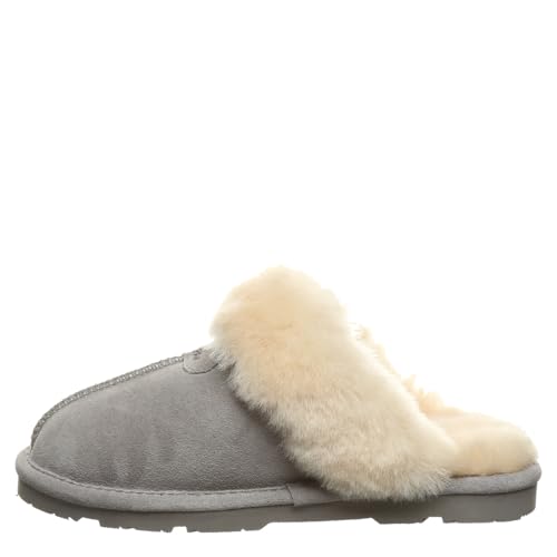 Image of BEARPAW Women's Loki Slip-On Slippers | Suede Upper | Comfortable Indoor & Outdoor Shoes for Women | Multiple Sizes & Colors
