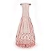 Produktbild Blümelhuber Kleine Vase Glas Deko Hochzeit - Vase Klein - Vase Modern - Boho Hochzeit Deko Frühling - Pflanzen Deko Trockenblumen Set - Boho Deko (Rosa)
