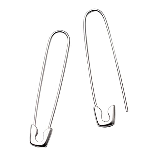 Boucles d'oreilles clip papier en argent 925 sterling durable pour femme