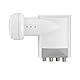 Goobay Unicable Quad LNB (40mm Feed, HDTV, DVB-S/-S2, 0,3dB)