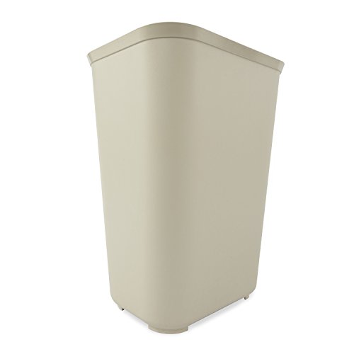 Image of Rubbermaid Commercial Products Fire Resistant Wastebasket 40 Qt /10 Gal Beige, for Hospitals /Schools /Hotels /Offices