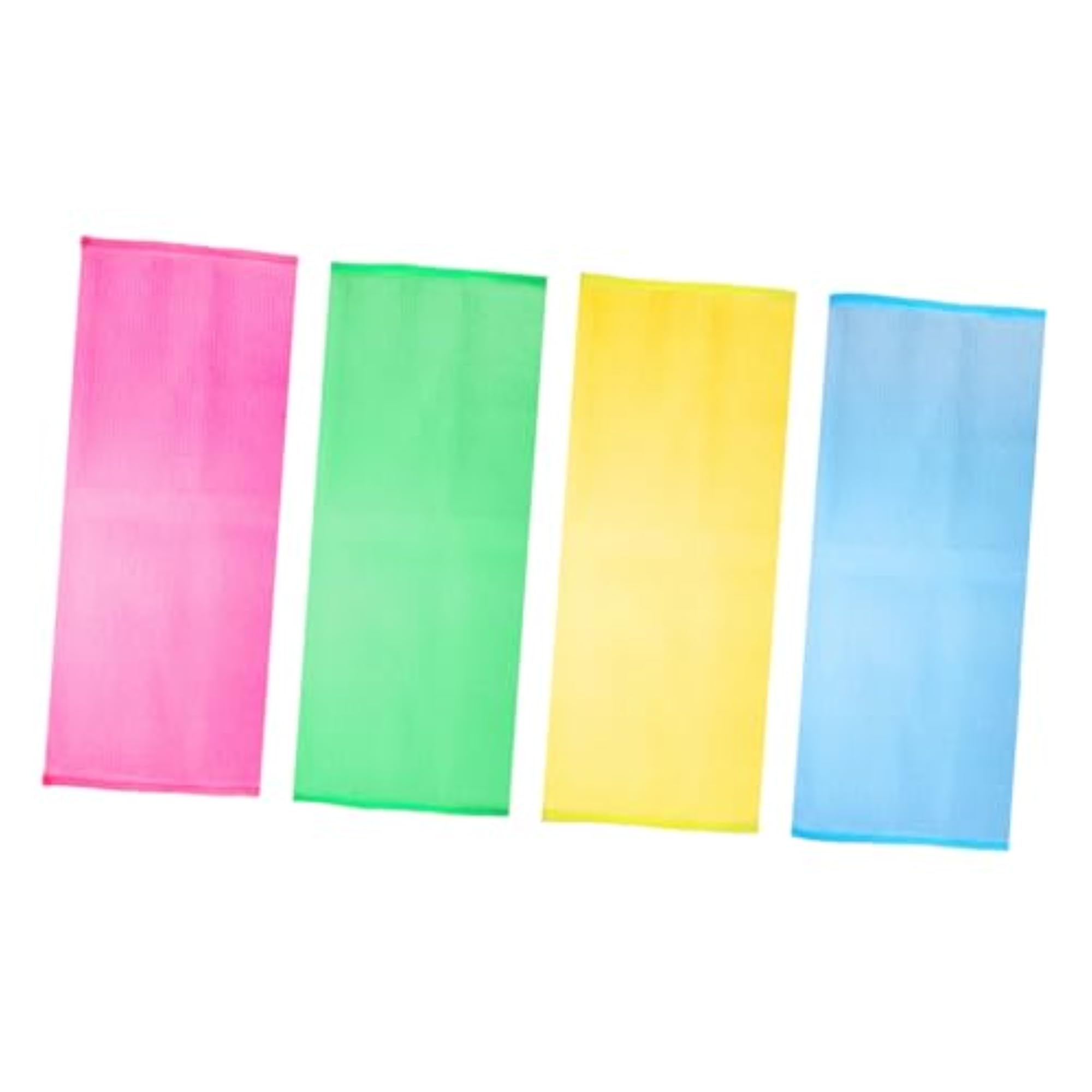 4Pcs Long Back Scrubber, Exfoliating Bath Skin Washer