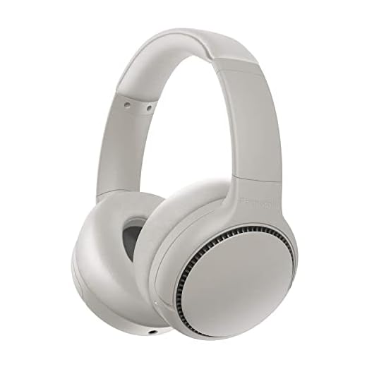 Panasonic RB-M500B Deep Bass Wireless Bluetooth Immersive Headphones with XBS DEEP and Bass Reactor (Sand Beige)