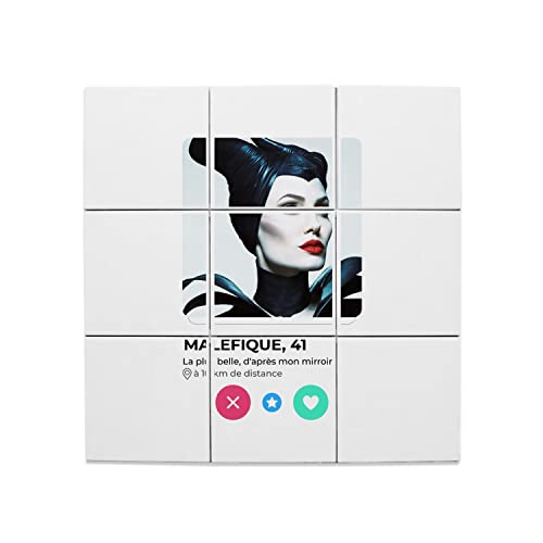 Carreaux céramique Maléfique 20x20 cm lot de 9 pour décoration murale