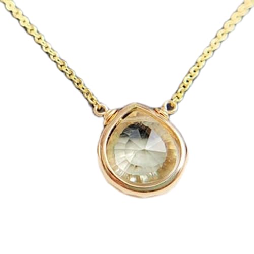 Pendentif améthyste verte et chaîne argent pour vos séances de yoga et méditation