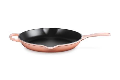 Image of Le Creuset Enameled Cast Iron Signature Round Skillet, 11.75 inch, Peche
