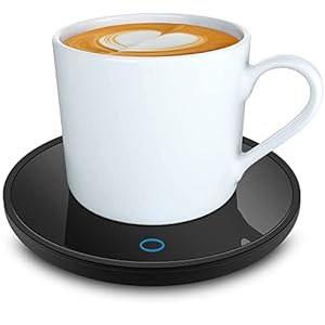 Coffee Mug Warmer, Candle Warmer, Cup Warmer with 2 Temperature Settings and Auto Shut Off, Smart Coffee Warmer for Office Desk, Cup Warmer, Electric Beverage Warmer for Coffee, Tea, Milk