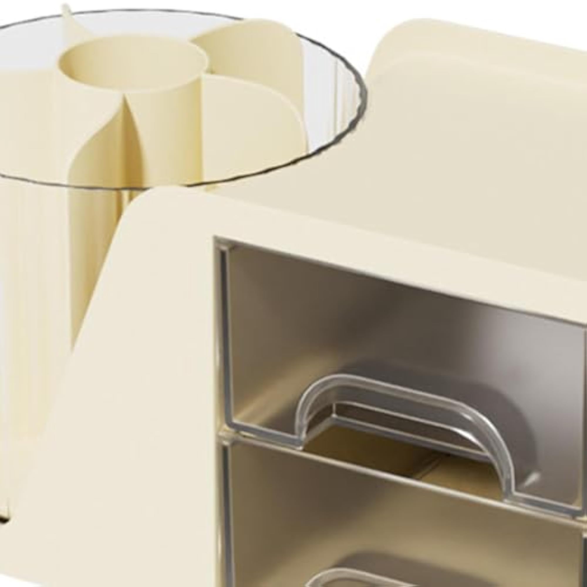 360° Rotating Makeup Brush Holder for Vanity