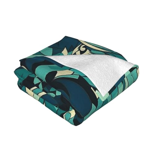 Couverture en flanelle douce design géométrique idée cadeau maison - 5