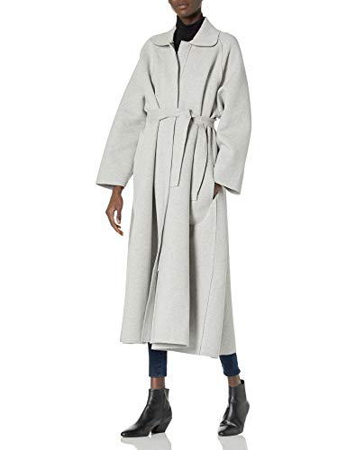 Norma Kamali womens Trench COAT, Heather Grey, XXS 32 US