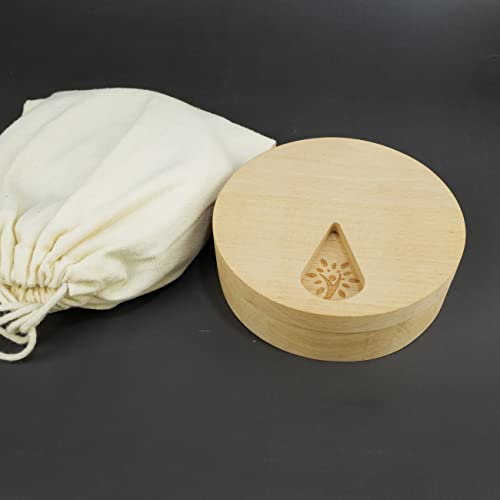 Image of Wood Weekly Pill Organizer for Medicine Vitamin,Arthritis Friendly 7-Day Pill Box Medium Compartments Holder,Daily Portable Travel Pill Case