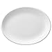 Churchill Whiteware Piatto Ovale, Ceramica, Bianco, cm 30,5
