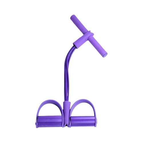 Fitnessbänder 4 Röhren Pedal Knöchelzug Dehnbänder Workout Flexibilitätstraining Yoga Bodybuilding Expander Feder Schlauch Fußpeda Zugseil Für Frauen Anfänger Für Unterwegs Zuhause Und Wohnheim