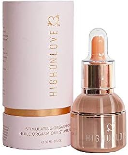 HighOnLove Stimulating Orgasm Oil - All Natural Hemp Oil Personal Moisturizer - Female Arousal Oil (30 ml)