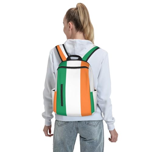 Sac à dos tricolore irlandais noir ultra léger taille unique