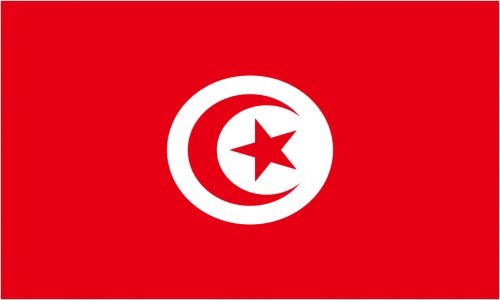 MadAboutFlags Drapeau Tunisie - 150 x 90 cm