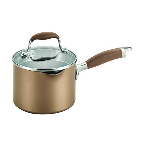 Best Anolon Advanced Hard Anodized 10 Anolon Advanced Hard Anodized Nonstick Sauce Pan/Saucepan with Straining and Lid