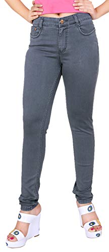 Image of FCK-3 Stretchable Denim Pencil Fit Regular Fit High Waist Jeans for Women