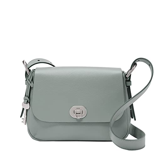 Fossil Womens Harper Small Flap Crossbody, Smokey Blue, One Size US