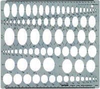 Gong pass template E201N comprehensive ellipse ruler (large) 31201 (japan import) by Dorapasu