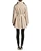 Kensie Women's Tie Waist Trench Coat, Sand, Medium