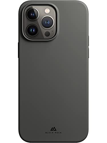 Black Rock silikonfodral för iPhone 14 Pro Max - Grå och halkfritt
