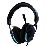 RadioShack Gaming 3.5mm and USB-A Headphones with Microphone (Dark Blue)