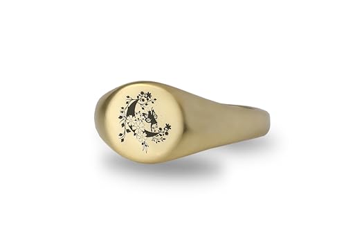 Bague fée en or 14k fini les bijoux qui ternissent avec cet anneau gravé