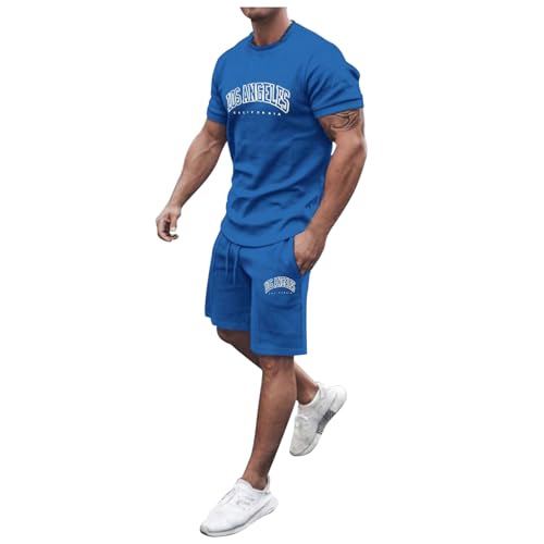 T-shirt en coton doux de qualité supérieure pour hommes ensemble col rond manches courtes