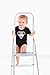 AW Fashions Future Super Hero Baby Bodysuit Funny Adorable Infant Announcement Cute Clothing for Newborns (Newborn, Black)