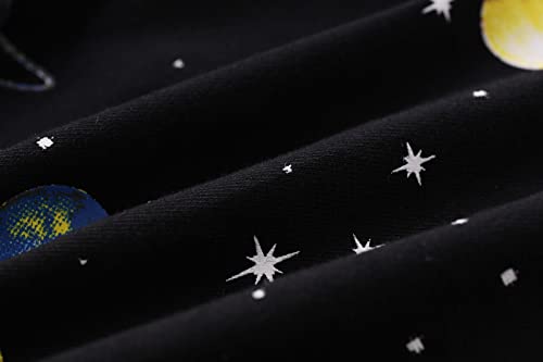 Boys Pyjamas Sets Solar System Space Pyjamas Cotton Long Sleeve Christmas Pjs 2 Piece Outfit Pajamas for Kids Clothes 2-11 Years