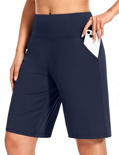 Blouty Women's 9' Bermuda Long Shorts Knee Length...